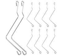 TOVINANNA 10pcs Stainless Steel Beehive Frame Spring Clips Sturdy Beehive Frame Connectors Effective Fixation Reinforcing Practical Beekeeping Tool for Beekeepers