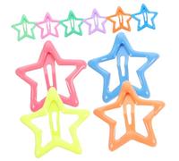 TOVINANNA 10Pcs Star Shape Hair Clips for Metal Snap Barrettes Cute Hair Accessories for Hair Clips Non Slip Design for Everyday Use