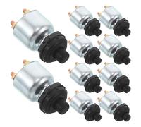 TOVINANNA 10pcs Vehicle Ignition Switch Push Start Button Metal Assembly Efficient Ignition Weather-resistant Replacement Kit for Cars and Heavy Duty Applications