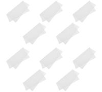 TOVINANNA 10Pcs White Breathable Mesh Silicone Fusing Mats 30X30Cm for Applique Quilting and Craft Pressing, Heat Resistant Silicone Pads for Sewing and Art Projects