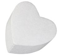 TOVINANNA 12-Inch Heart Shape Cake Dummy Foam Model 30Cm Diameter X 5Cm Height Bakery Cake Prop for Wedding and Valentine’S Day Baking Practice