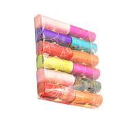 TOVINANNA 12 Pcs Vintage Portable Lipstick Box with Mirror Retro Lip Balm Case Cloth Material Fancy Design Prevent Wear and Tear for Shopping Out Random Color