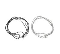 TOVINANNA 120cm Black round Rhinestone Shoe Laces 4mm Wide Shiny Glitter Cord Replacement for Sneakers Sweatpants Hoodie Drawstrings 4pcs Set