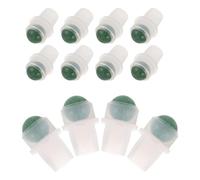 TOVINANNA 12pcs Jade Stone Roller Ball Replacement Tops for Essential Oil and Skincare Bottles, Easy to Install and Maintains Essential Oil Purity, for Aromatherapy and Travel Use