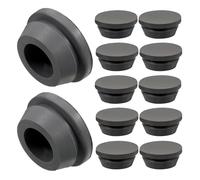 TOVINANNA 12pcs Silicone Rubber Air Conditioner Drain Hole Plugs 20mm Diameter round Ac Condensate Stopper Set for Outdoor Unit Repair and Maintenance