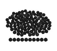 TOVINANNA 150pcs Black Bio Balls Aquarium Filter Media with Sponge for Efficient Biological Filtration and Optimized Oxygenation, Suitable for Pond and Media Tank in Aquarium Maintenance