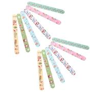 TOVINANNA 15pcs Christmas Nail Files Set with Eva Grit for Manicure and Pedicure Nail Art DIY Mixed Styles and Grit Polish Random Style
