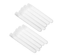 TOVINANNA 15pcs Clear Test Tubes with Caps for Eyelash Brush Storage Portable Makeup Brush Containers for Experiments and Party Favors