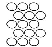TOVINANNA 15pcs Trumpet Rubber Stop Rings for Tuning Tube Slide, Noise Reduction Black Rubber Bands Compatible with Trumpet Accessories, Won't Scratch Instrument