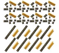 TOVINANNA 16 Sets Adjustable Price Tag Holders for Retail Shop Counters with Flexible Adjustment and Sturdy Construction Aluminium Alloy and Plastic Material for Large Retail Shop Price Tags