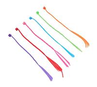 TOVINANNA 18pcs Boy Girl Hair Extensions Braided Hair for Braids Fake Braid Headdress Clips of Boys and Girls Party Favors