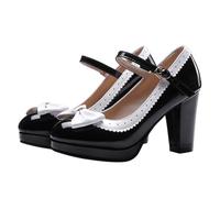 TOVINANNA 1Pair Elegant Bowknot High Heeled Shoes for Women Comfortable Autumn Fashion Versatile Pumps for Parties Casual Wear Durable Non Slip Design for Every Occasion Black