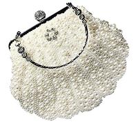 TOVINANNA 1Pc Beautiful Pearl Bag Retro Single Shoulder Design for Women Casual Handbag with Shoulder Chain Versatile Use for Daily Essentials and Elegant Outfits for Dating
