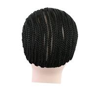 TOVINANNA 1pc Cornrow Braids Cap Elastic Sew Dome Net for Easy Wig Making Black Color and Stretchable Design