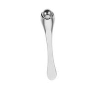 TOVINANNA 1pc Eye Cream Applicator Roller Silver Eye Massager Tool for Dark Circles Puffiness Relief Wrinkle Reduction Handheld Facial Roller for Easy Skincare Application