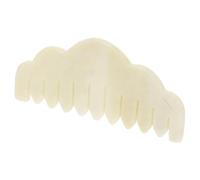 TOVINANNA 1pc Jade Shape Comb Scalp Therapy Massage Tool for Adults Portable Gua Hair Comb for Relaxation Stress Relief and Healthy Hair Care