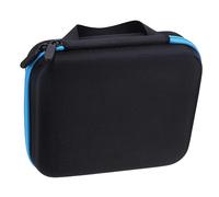 TOVINANNA 1pc Slot Essential Oil Holder Bag Shockproof Eva Makeup Organizer for Travel Home Use Portable Bottle Case Blue Cosmetic Storage