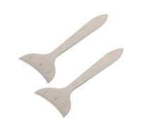 TOVINANNA 2 Pcs Eyelid Measuring Ruler Set Stainless Steel Eye Socket Ruler for Precise Eyeliner Measurement Eyebrow Mapping Tool for Makeup Artists and Aesthetics