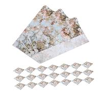 TOVINANNA 2-Ply Floral Patterned Paper Napkins 20-Count Pack Disposable Dinner Napkins for Parties Colorful Decorative Tissue Paper Suitable for Festivals and Gatherings