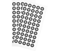 TOVINANNA 2 Sheets 3d Scanner Marking Stickers Diffuse Reflection Markers Pet Reflective Film Easy to Use Accurate Positioning for 3d Scanning Smooth Object Car Black