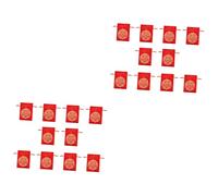TOVINANNA 20 Pcs Satin Bag Chinese Red Pouches Bags Coin Pouch Keychain Drawstring Coin Bag Drawstring Pouch Red Favor Pouches Drawstring Bags Red Jewelry Pouch Chinese Decor Red Bags