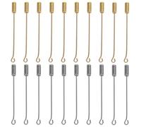 TOVINANNA 20 Sets Copper Brooch Corsage Pins with Stopper Ends, Versatile DIY Jewelry Findings, Resistant to Bending, Sl esign for Hat and Costume Accessories, for Beginners
