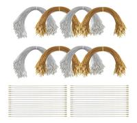 TOVINANNA 200 Pcs Polyester Hanging Tag Ropes for Clothing and Christmas Tree Ornaments, 20cm Precut Ropes for Displaying Price Tags and Hanging Ornaments, Lightweight and Easy to Fix