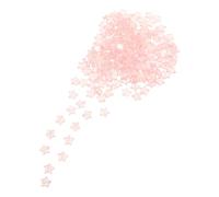 TOVINANNA 200pcs 11mm Pink Acrylic Crystal Star Shaped Spacer Beads for Jewelry Making DIY Bracelets Necklaces Mobile Phone Chains Craft Projects