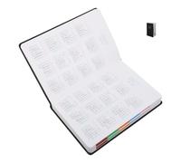 TOVINANNA 2026 Pocket Daily Planner A5 Weekly Monthly Calendar Notebook Black Portable Organizer with Habit Tracker for Travel School Office Use