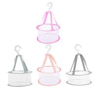 TOVINANNA 20CM Mesh Drying Basket Set of 4 for Makeup Tools Puff Drying Net Multi-functional Hanging Dryer for Beauty Sponges for Home Use