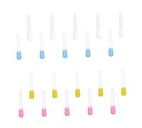 TOVINANNA 20pcs Boy Girl's Medicine Dropper Pipettes Capacity Silicone and Pp for Water and Milk Random Color
