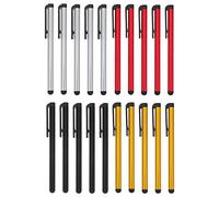 TOVINANNA 20pcs Capacitive Stylus Pens for Tablets and Touch Screen Devices, Lightweight Aluminum Alloy with Rubber Tip, High Sensitivity Pen Set to Protect Screens from Fingerprints
