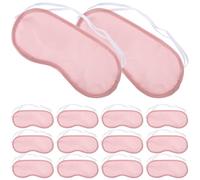 TOVINANNA 20pcs Disposable Sleep Eye Cover Soft Polyester Silk Like Eye Mask for Women Comfortable Single Use Blindfold for Travel Nap Night Sleep Portable