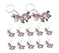 TOVINANNA 20Pcs Donkey Keyring Charms Donkey Pendant Keychains Cute Cartoon Animal Design Birthday Party gifts for for for for for for and Prize Decorations