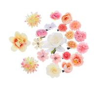 TOVINANNA 21pcs Flower Hair Clips Delicate Hair for Girls Cute Floral Design for Weddings Parties and Everyday Wear