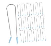 TOVINANNA 24pcs Heat Resistant Hot Roller Clips Replacement Kit U-shaped Curler Clamps for Electric Rollers Women S Hair Styling Grip