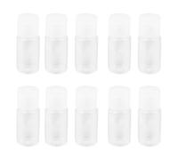 TOVINANNA 24pcs Refillable Lotion Bottles for Shampoo and Body Wash, Lightweight Pet and Pp Material, 10ml and 15ml Capacity, Easy to Dispense Travel Containers for Storage and On-the-go Use