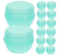 TOVINANNA 25pcs Mushroom Shape Jar Mini Creams Packaging Bottles Plastic Creams Container