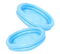TOVINANNA 2pairs Inflatable Foot Bath Set Pool Foot Spa Tub Pump Portable Soak Basin for Outdoor Use Random Color