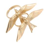 TOVINANNA 2pc Retro Fashion Ring Friendship Dove Ring Peace Dove Jewelry Golden