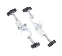 TOVINANNA 2Pcs Adjustable Bosshead Clamp Holders Right Angle Stand Clips Laboratory Equipment Accessories for Chemistry Teaching and Experimental Use