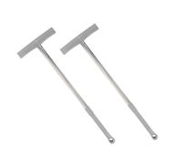 TOVINANNA 2Pcs Adjustable Telescopic Stainless Steel Sign Poles for Retail Display Racks and Recruitment Events Indoor Use