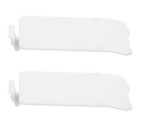 TOVINANNA 2pcs Air Conditioner Remote Controller Replacement Rear Battery Cover Lid, White Plastic Clip-on Design to Prevent Remote Control Failure and Daily Wear for Home and Public Spaces