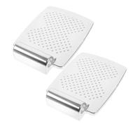TOVINANNA 2pcs Alloy Footrest for Wheelchair Lightweight Footplate Leg Rest Accessory