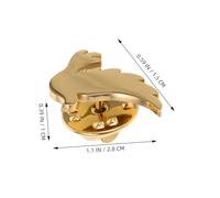 TOVINANNA 2pcs Alloy Peace Dove Lapel Pins Minimalist Bird Brooch Jewelry for Charity Events Symbol of Justice Badge Elegant Metal Brooch for Women and Adults Versatile Peace Lapel Pin