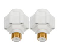 TOVINANNA 2PCS Anti-Electric Shock Device with Integrated Copper Head Fireproof Leakage Protection for Electric and Solar Water Heaters Kitchen Bathroom Safety Accessories Package