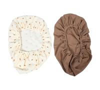 TOVINANNA 2pcs Breathable Cotton Changing Pad Covers for Nursery, Soft and Washable Diaper Changing Mat Covers Prevent Rolling or Shifting, Retain Shape and Softness, Suitable for Families