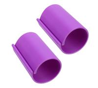TOVINANNA 2pcs Canvas Roll Holder Plastic Scroll Clip Large Capacity for Embroidery and Craft Project Storage