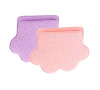 TOVINANNA 2pcs Cat Paw Facial Cleansing Sponges Glove Style Exfoliating Bath Sponge for Gentle Makeup Removal for Sensitive Skin Fun Hand Fitting Design for Daily Skincare