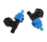 TOVINANNA 2pcs Dairy Barn Cooling Spray Nozzles with Adjustable Misting Heads for Efficient Cattle Barn Heat Abatement Plastic, Clog-resistant Sprinkler Heads for Farm Use